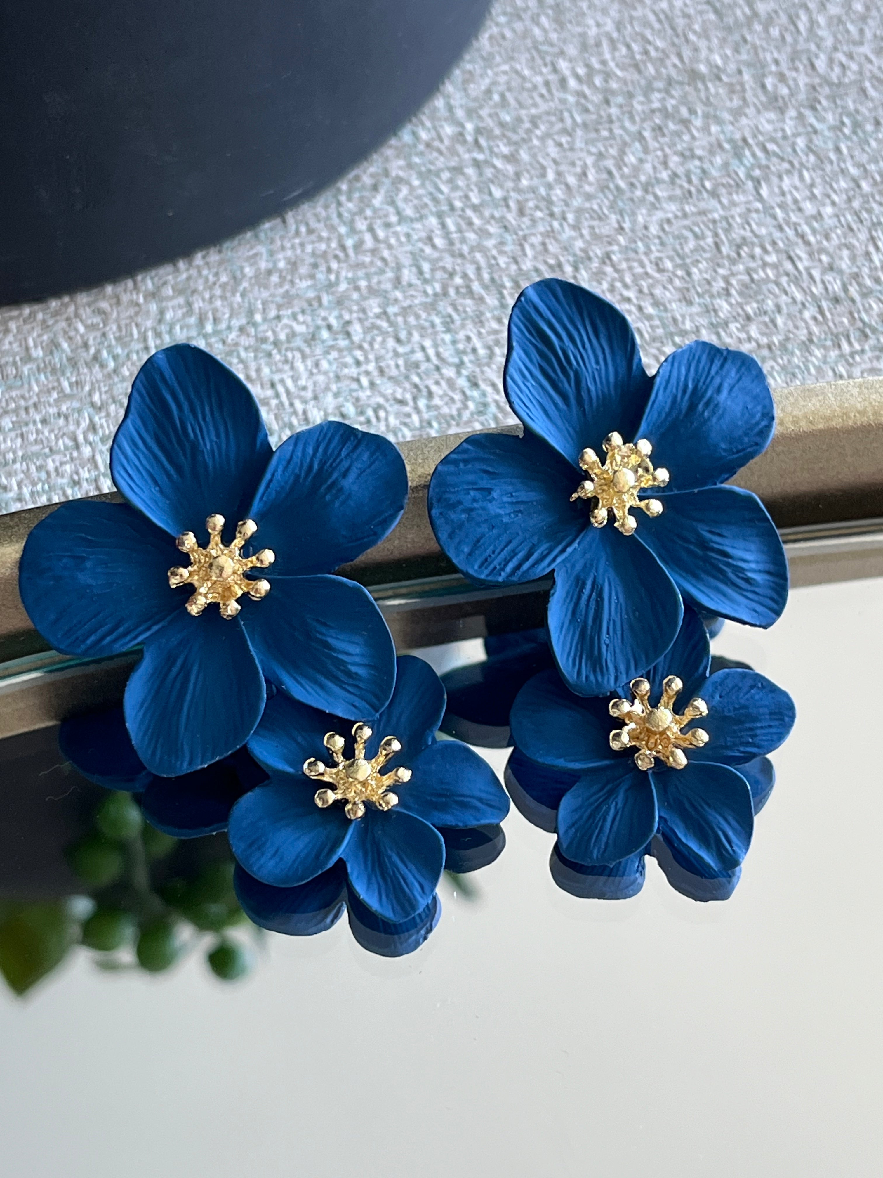 Aros Flores azules